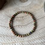 Bracelet en Unakite 6 mm