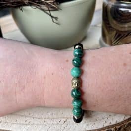 Bracelet en malachite