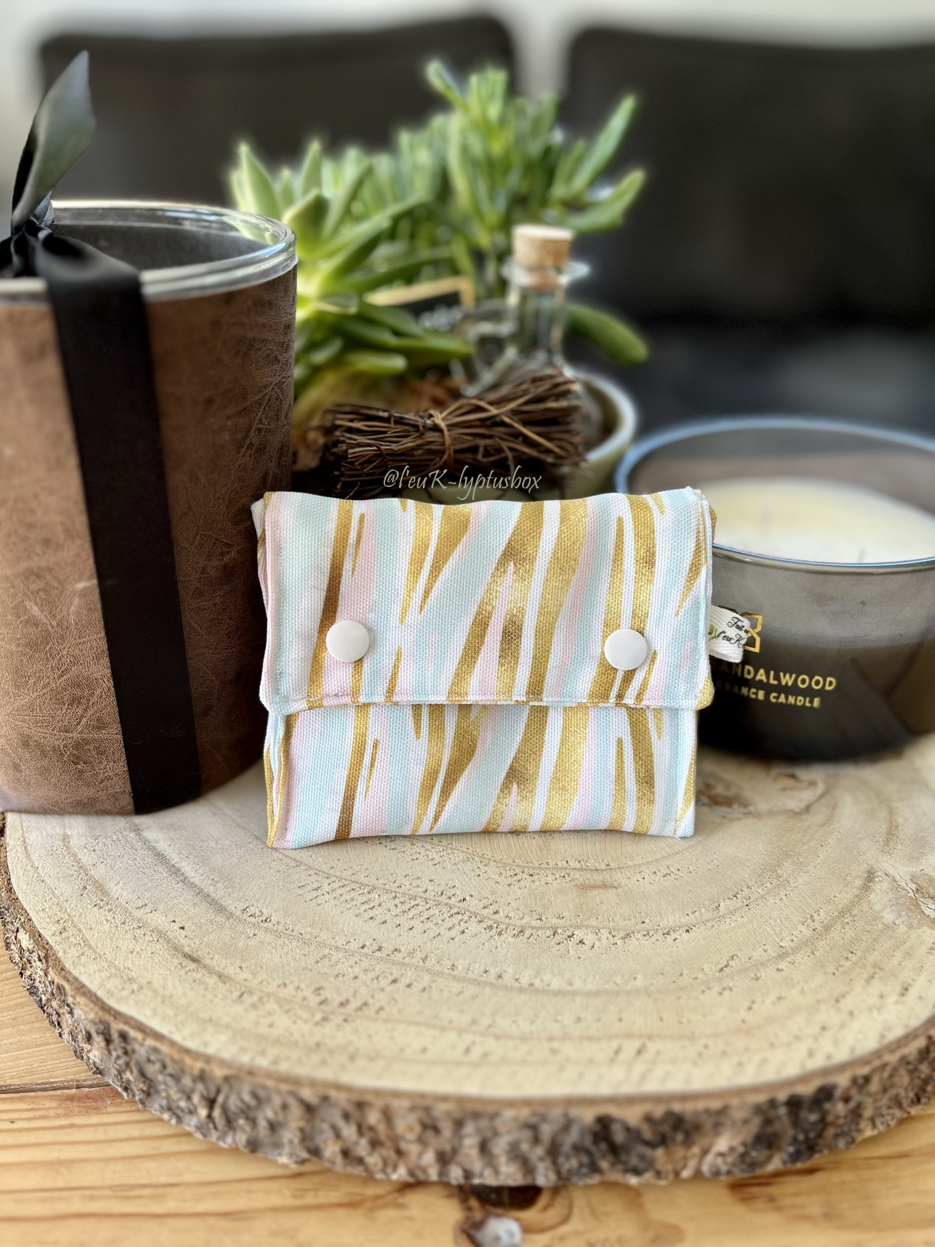 pochette à cosmétique solide