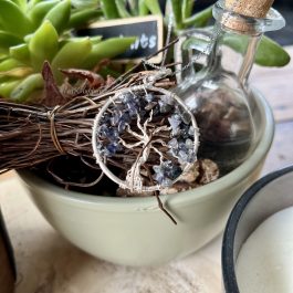 Pendentif arbre de vie – Cordiérite