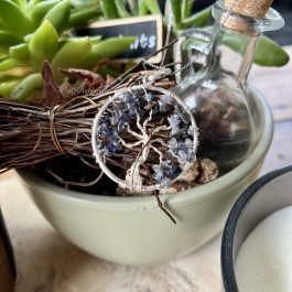 Pendentif arbre de vie – Cordiérite
