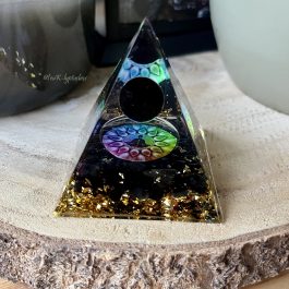 Orgonite en obsidienne noire